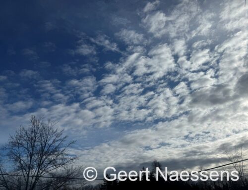 Opnieuw veel wolken met af en toe wat regen